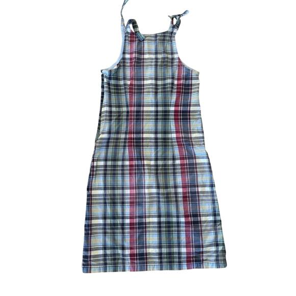 Tommy Hilfiger Vintage‎ plaid Dress with Tie shoulder straps size 6 - Picture 1 of 6